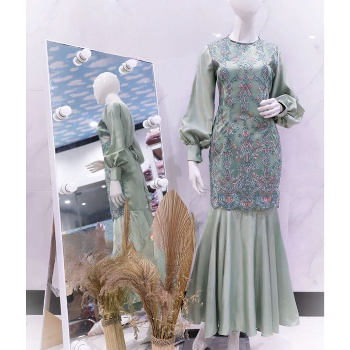 DRUPADI dress duyung / baju pesta kondangan couple / gaun lamaran / wisuda / bridesmaids / prewedding