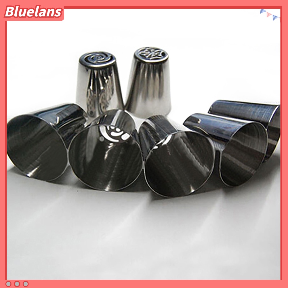 Bluelans 7pcs / Set Spuit Piping Icing DIY Untuk Dekorasi Kue