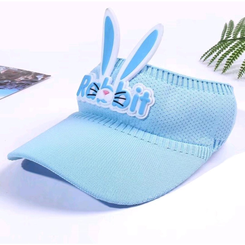 Topi Anak Rabbit / Topi Anak Karakter / Topi Anak Kelinci / Topi Golf Senam Import / Topi Anak Perempuan Dan Laki Laki