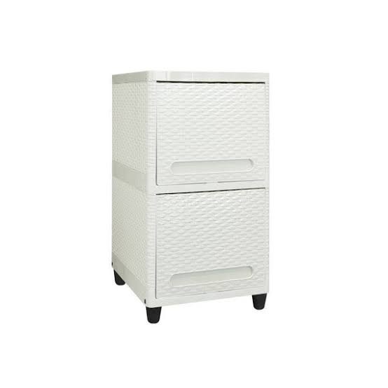 LEMARI PLASTIK CLUB FLIP 2 SUSUN