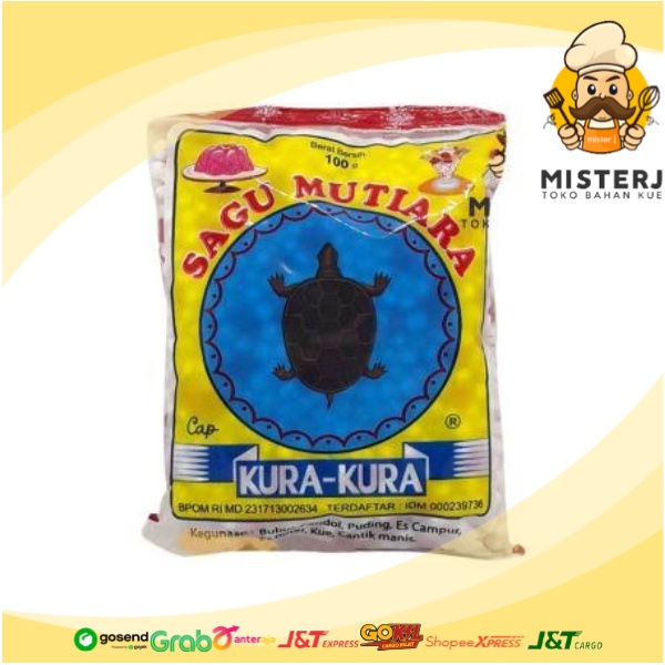 

Sagu Mutiara Cap Kura Kura 100gr HALAL