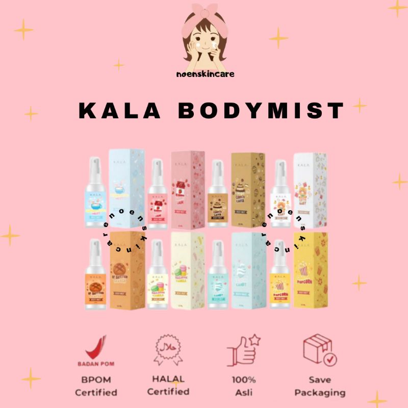 [READY] KALA BODYMIST PARFUM 60ML SPRAY | PARFUM TAHAN LAMA BPOM