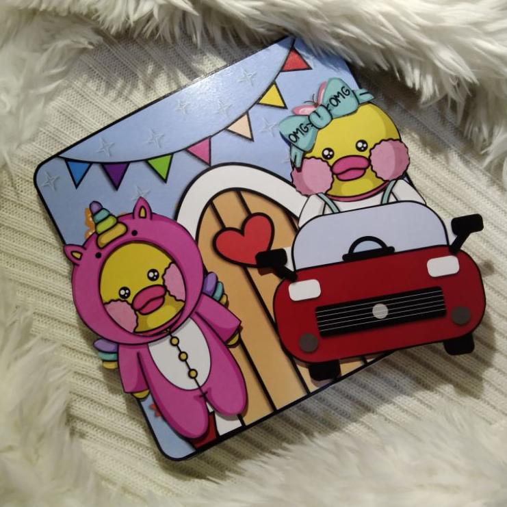 Murah Meriah Bebek Viral Mainan Edukasi Paper Duck Mudah disusun