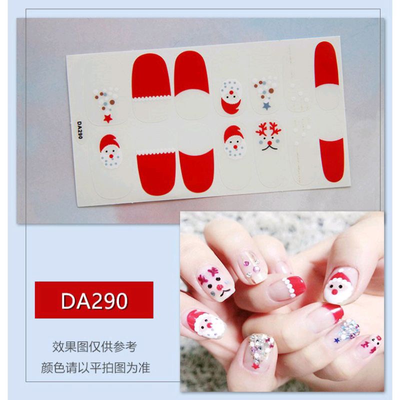 Stiker Kuku 3D Motif Natal
