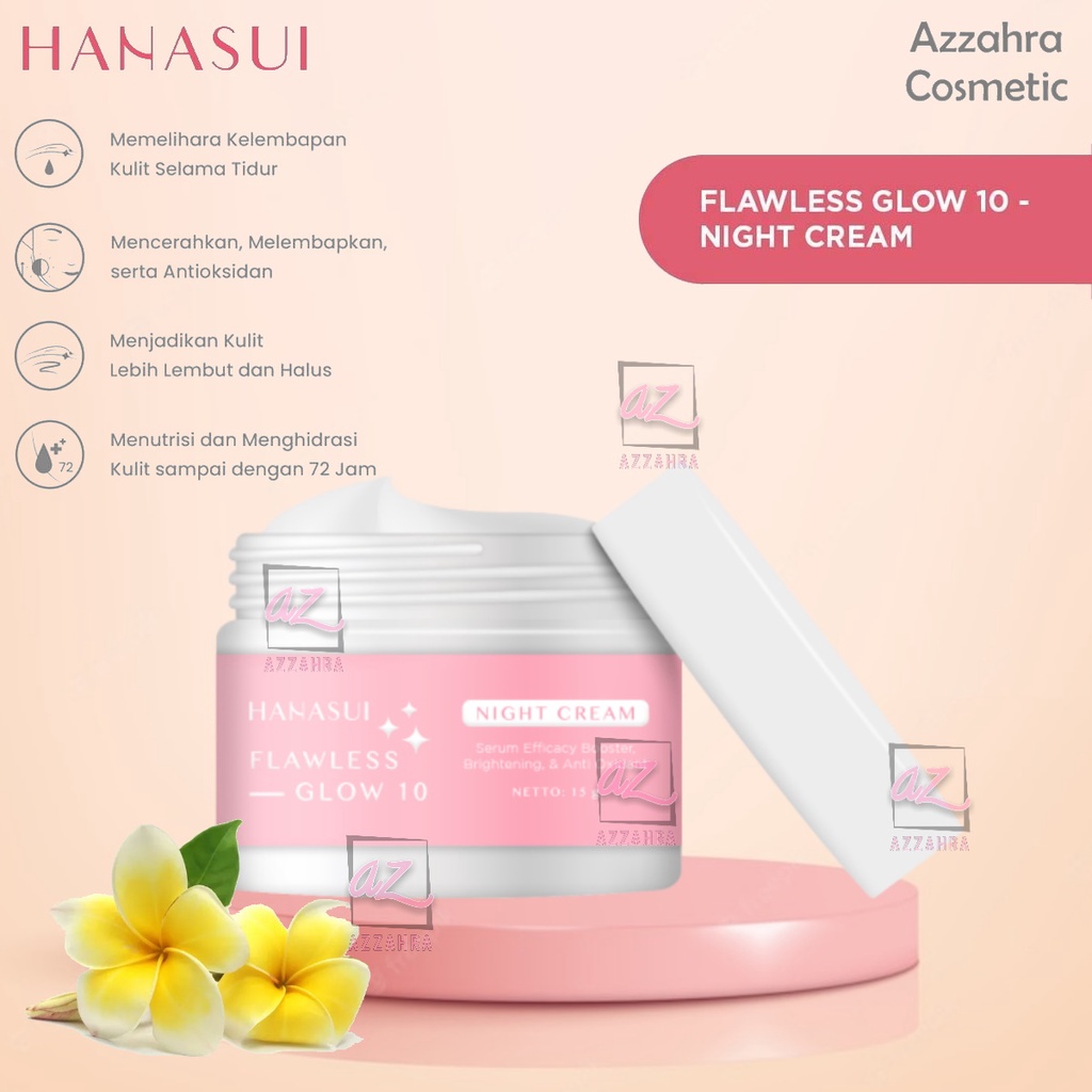 Hanasui Flawless Glow 10 Night Cream