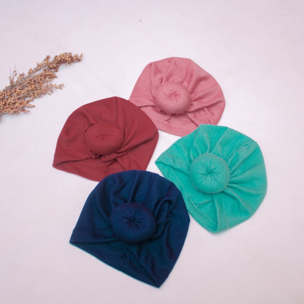 VINATA TURBAN BAYI DONAT POLOS - TURBAN BAYI