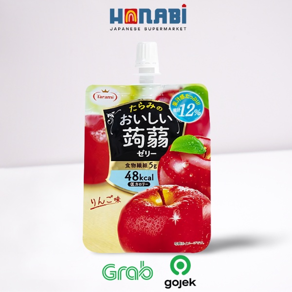 

Tarami Apple Konjac Pouched Jelly 150ml - Jeli Rasa Apel Made In Japan