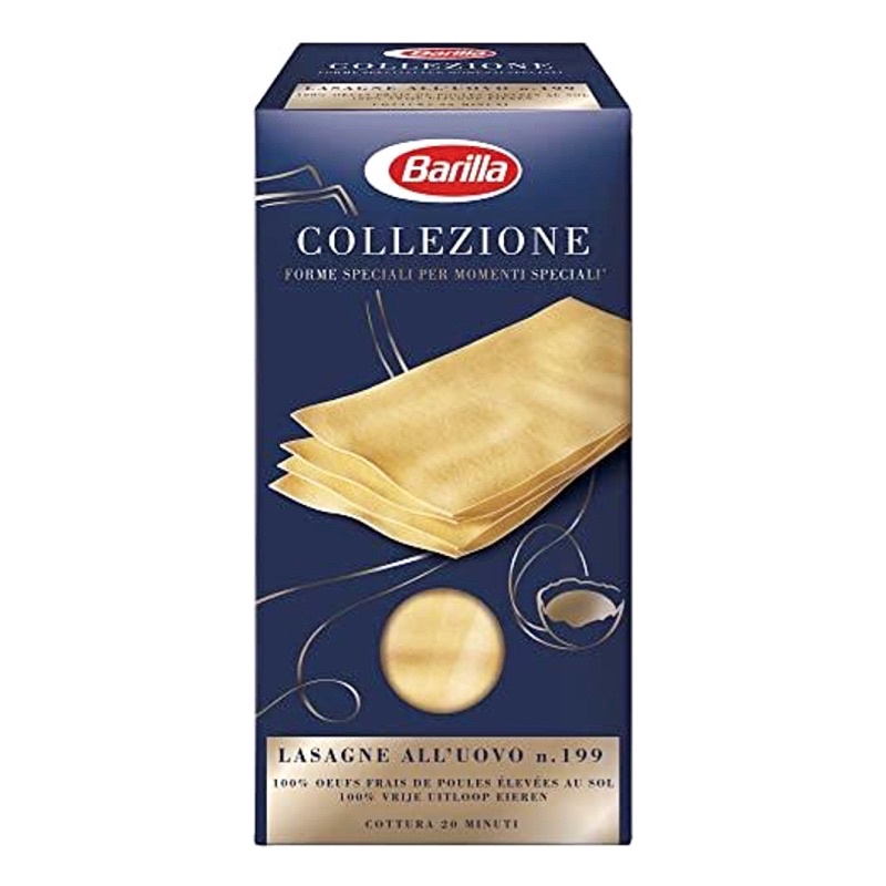 

BARILLA Lasagna Uovo 500 gr / BARILLA / Lasagna / Lasagne / Uovo / egg / pasta / collezione