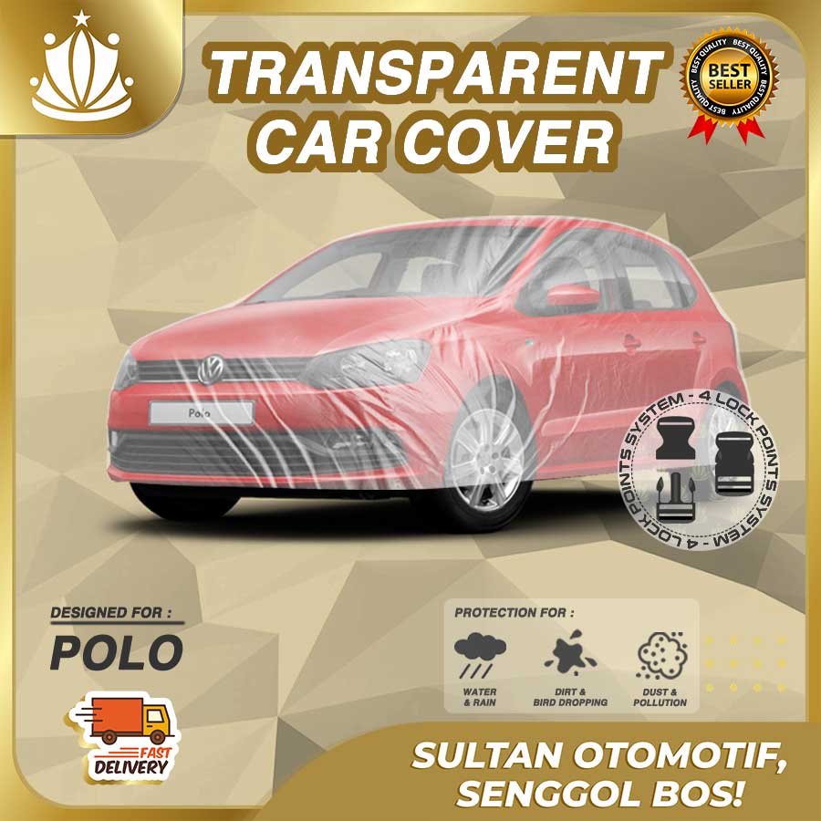 Body Cover Mobil Plastik TEBAL VW Polo WATERPROOF