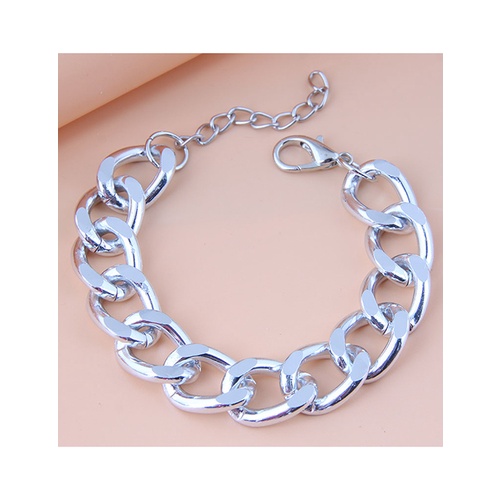 LRC Gelang Tangan Fashion Metal Chain Smooth A6363X