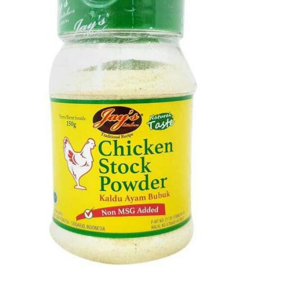 

✨Terbaru✨ W2fit Jay's Chicken Stock Non-MSG Kaldu Ayam Bubuk Jays Kitchen 150 gram buruan