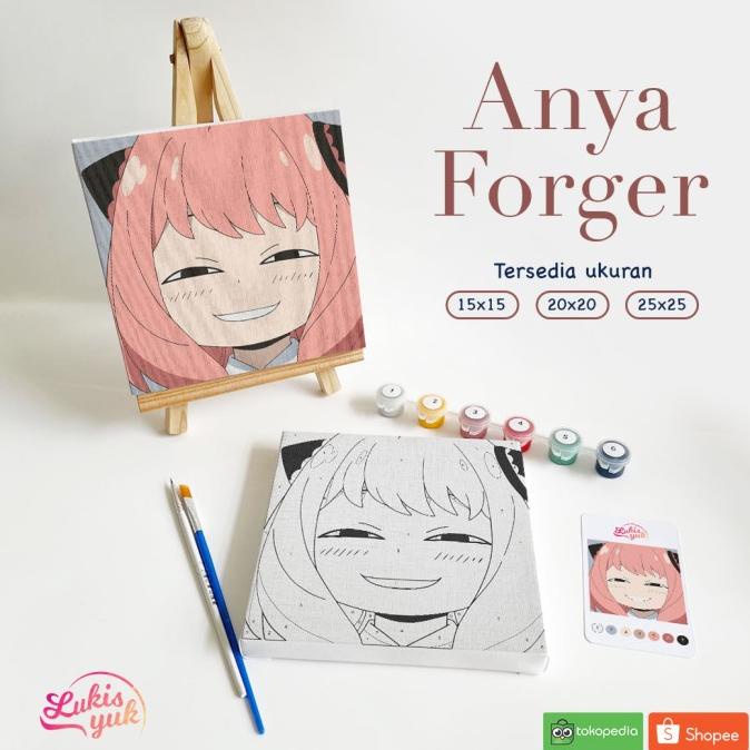 

Anya Forger (Spy x Family) - Paint by Numbers Kit - by LukisYuk