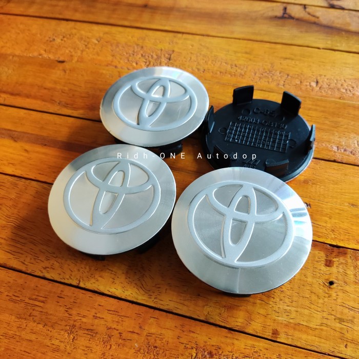 1SET=(4PCS) TUTUP DOP VELG LUBANG AS RODA BAN MOBIL TOYOTA LGX NEW