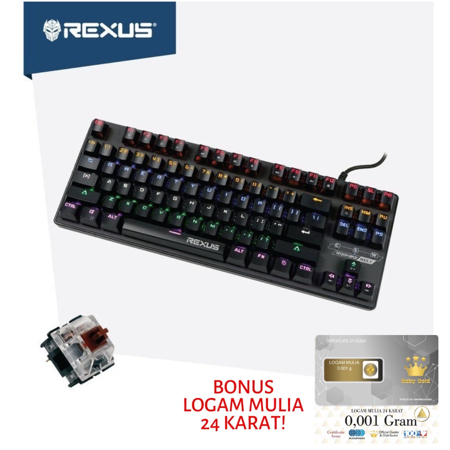 Keyboard Gaming Mechanical Rexus Legionare MX5.1