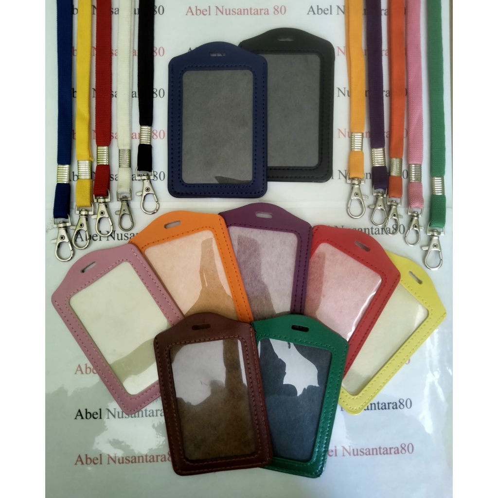 

Paket Casing ID Kulit Warna 1 Sisi dengan Tali Kait Besi 1cm