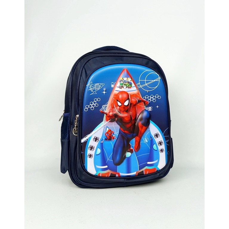 Tas Anak Sekolah Tas Anak Cowok Alto Tas Anak Laki Laki Import Gambar Transfomer Spiderman Avangers Embos Lampu Terbaru