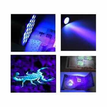 Senter LED Mini Ultraviolet UV 400nm 9 LED Alat Pengecekan Uang Palsu / Lampu Senter Uv Alat Tes Test Deteksi Cek Uang Duit Palsu Sidik Jari Ktp Dokumen BPKB SIM Forensik eksploitasi Tambang Senter Ultraviolet Multifungsi / Alat Pendektesi Uang Palsu