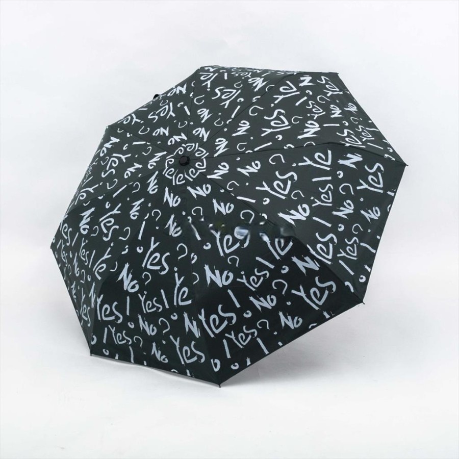 Payung lipat 3 fashion motif Tulisan Yes No lapis anti UV  GRC 123 cakep stylist