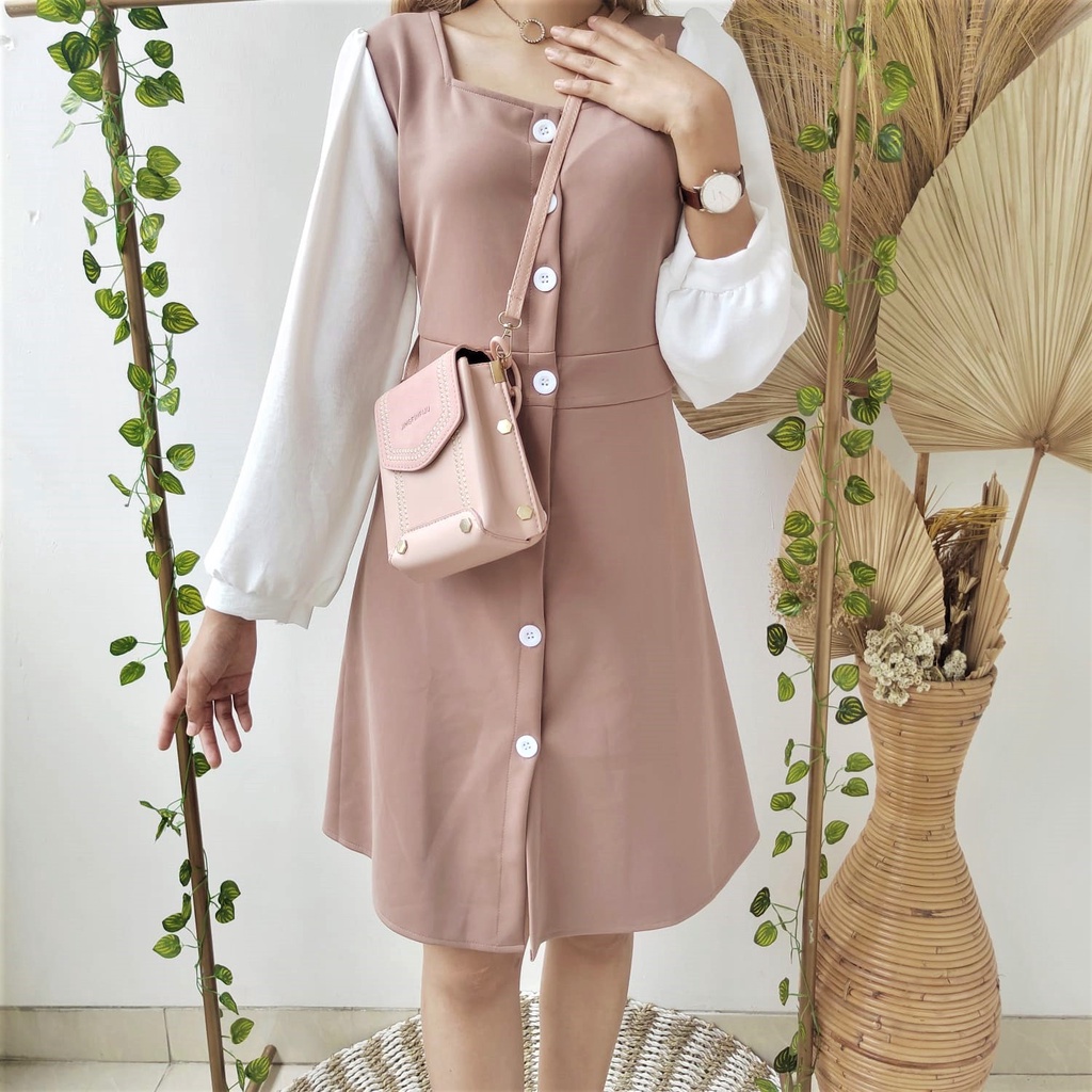 *DRESS LIRA/DRESS SCUBA WANITA/DRESS NATAL/DRESS KOREA