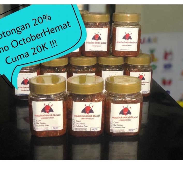 

Original Sambal Cumi mami dan Teri medan Cakalang asap DISKON 20% cuma 20rb’an grosir