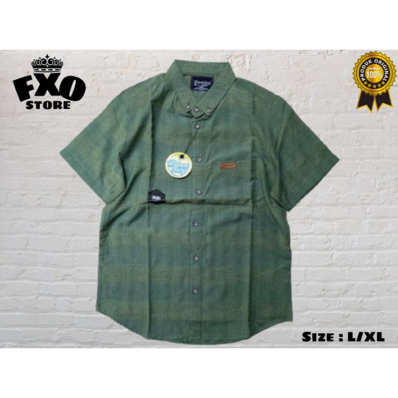 Kemeja Pria Distro Casual Original Black Surf