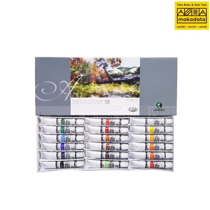 

[COD] CAT AKRILIK ACRYLIC PAINTS MARIES | PAINTING COLOURS 18 WARNA MURAH MURAH Kode 1324