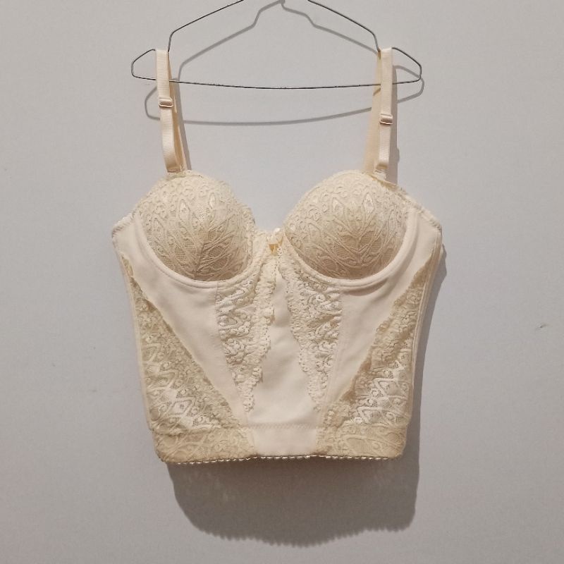 korset pelangsing dengan cup / bra / pakaian dalam wanita lingerie sleepwear