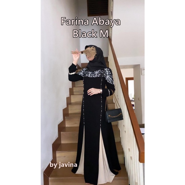 FARINA ABAYA JAVINA OFFICIAL FARINA ABAYA SIZE M