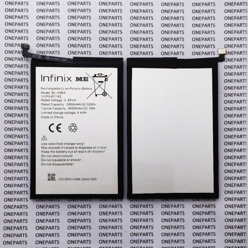 BATTERY BATERAI BATERE INFINIX HOT 10 PLAY 9 PLAY X680 X688 BL-58BX ORIGINAL