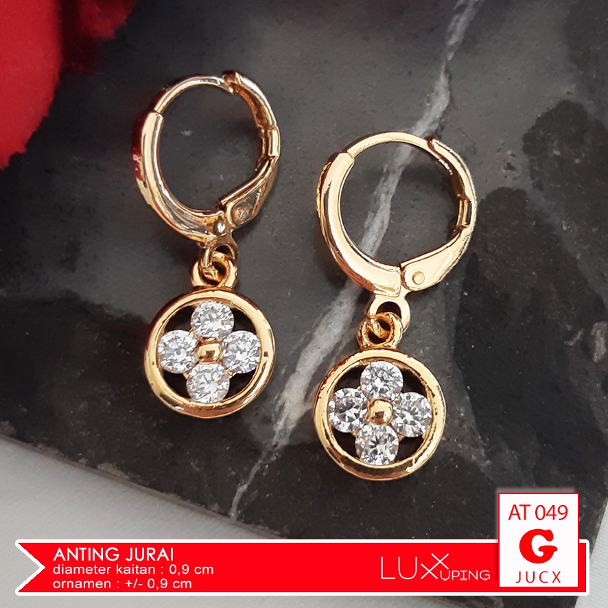 AT 049 Anting Panjang Wanita PErmata Zikron Aksesoris Xuping Dewasa Luxx Xuping