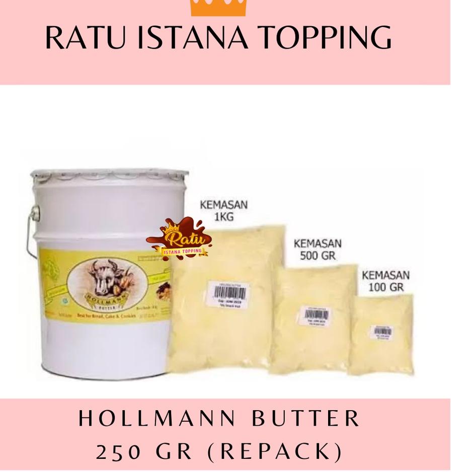 

Buruan Serbu--HOLLMANN BUTTER REPACK MENTEGA HOLMAN 250 BUTTER HOLLMAN GR