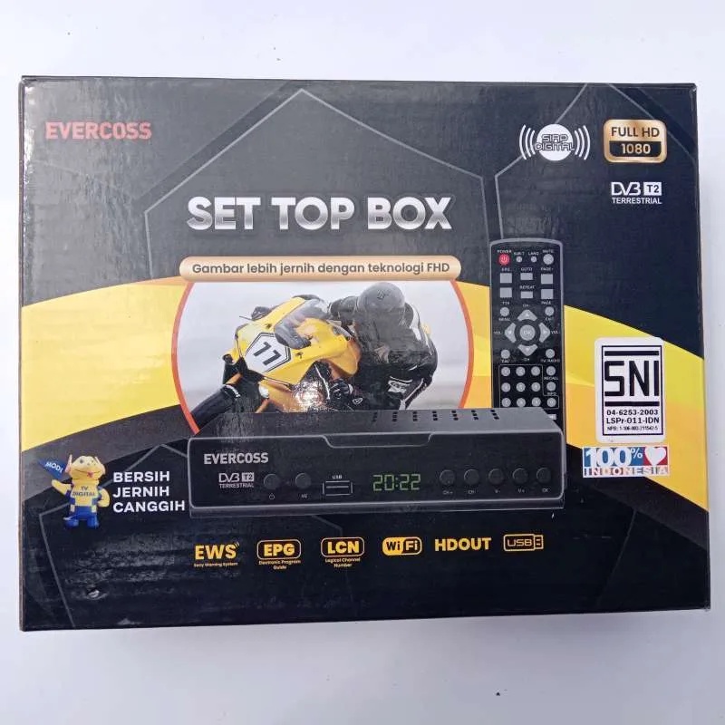 Set Top Box Evercoss Stb Evercoss Digital Tv Evercoss Setopbox Evercoss (Body Baru dan Model Baru) - FMS