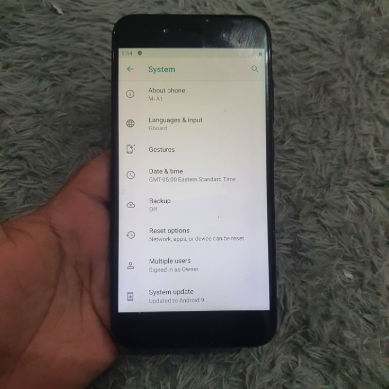 Jual HP Second Xiaomi Mi A1 Ram 4GB/64