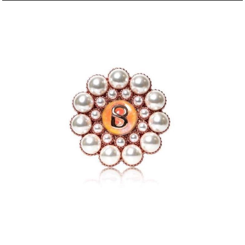 Buttonscraves Megan Brooch Rosegold