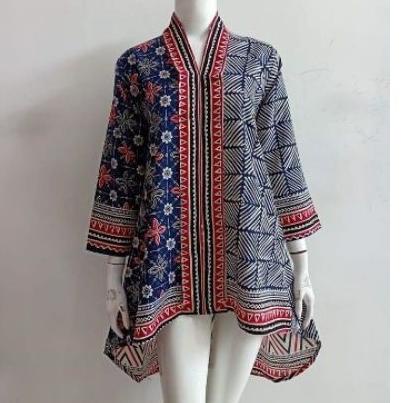 [LIE.18Oc22ᴳ] TUNIK BATIK IWAN TIRTA NAVY
