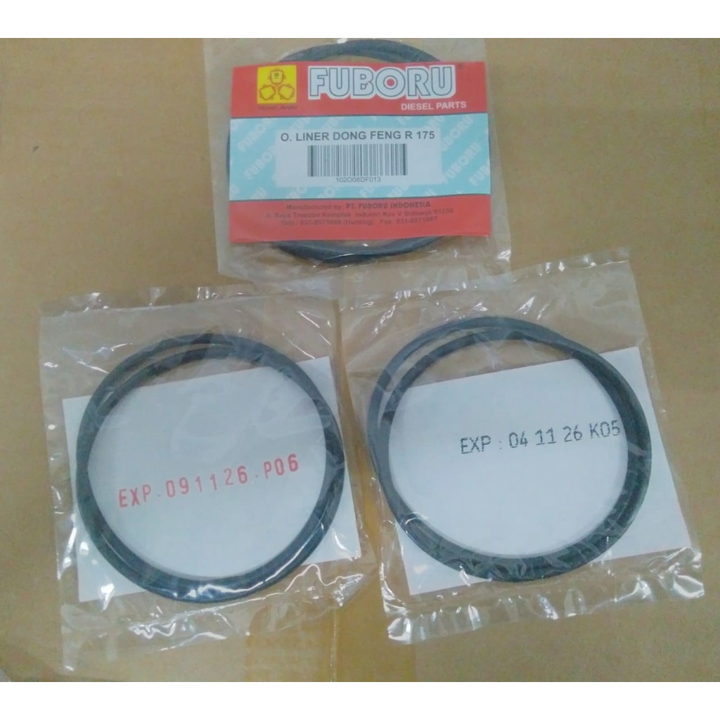 ORING LINER / KARET BORING MESIN KUBOTA KND 250