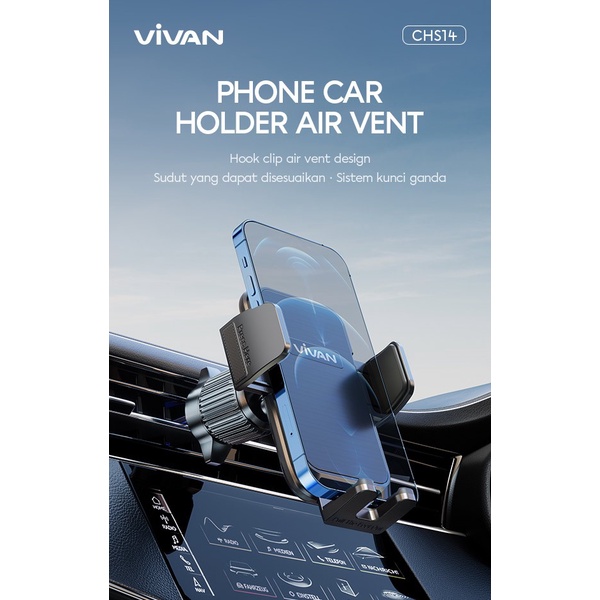 Vivan CHS14 Car Phone Holder Mobil Air Vent AC Stand Universal