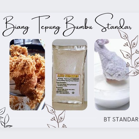 

Tepung Bumbu Premik Biang Fried Chicken STANDAR 1 ONS, Biang Tepung Ayam BT STANDAR 100gr