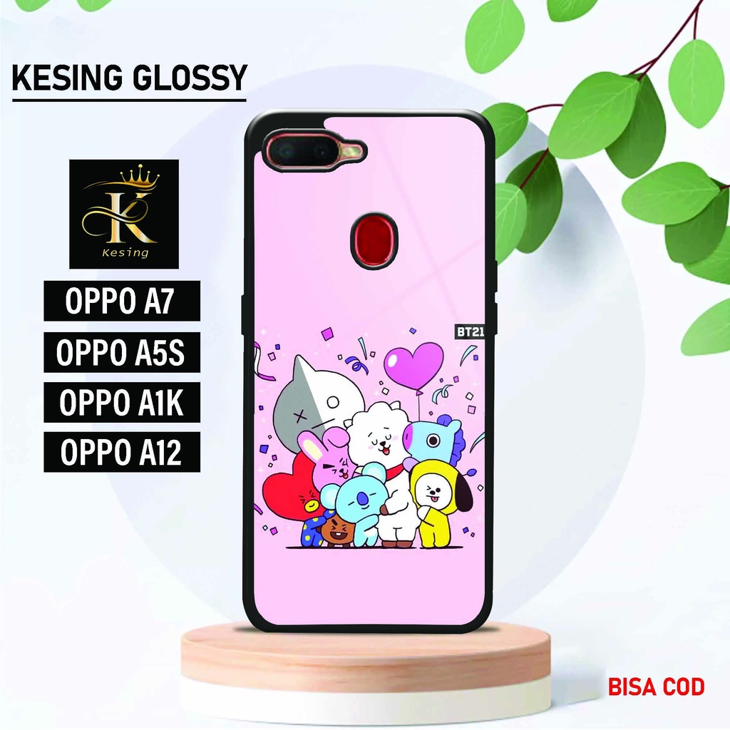 Case Oppo A5S / A7 / A11K / A12 - Pelindung Hp Oppo - Fashion Case Glossy - Case Pria - Case Wanita 