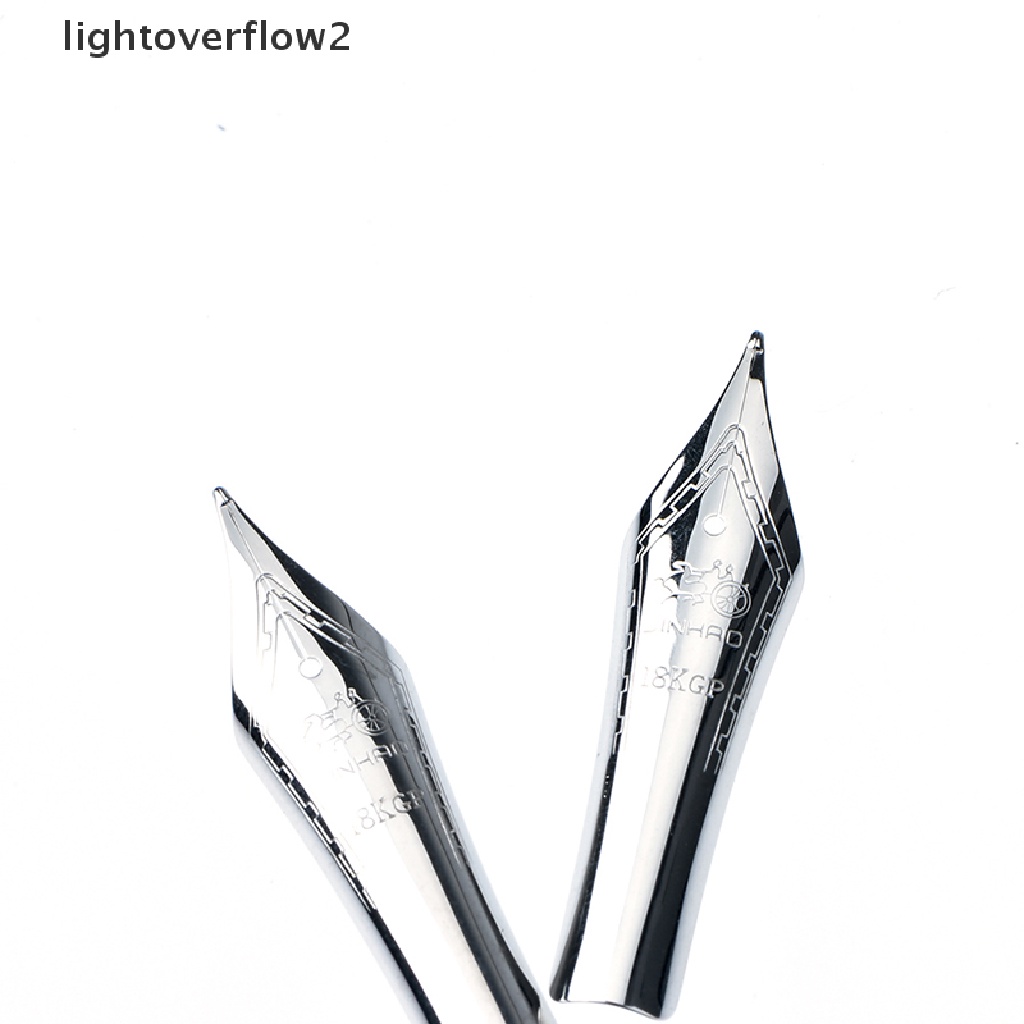 (lightoverflow2) 1pc x750 159 Pena fountain silver 0.5mm Untuk jinhao (ID)