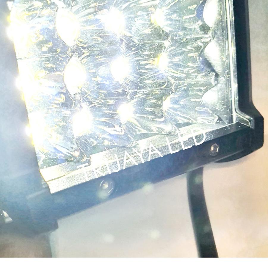 COD✔️Lampu Tembak CR7 24 Volt Truk Bus Sorot LED CREE 12 MATA 3 SUSUN High Quality Offroad Light Bar