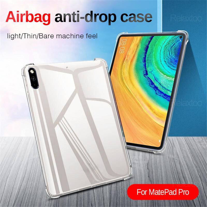 Soft Case Silikon TPU Transparan Shockproof 360 Cover Huawei MatePad Pro SE 10.1 10.8 11 12.6 T 10 10S M6 Tablet 8 6 7 X6 V6 V7 9.7 10.4