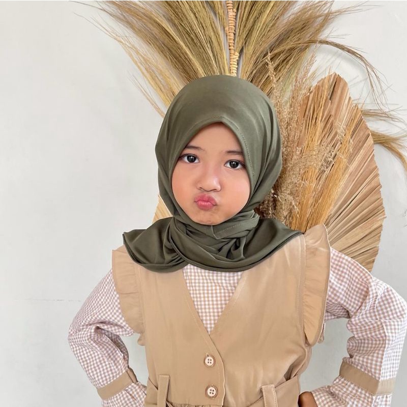 Kerudung Anak segi tiga jilbab anak pashtan