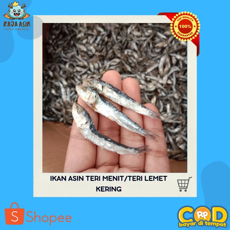 

Teri menit/teri lemet kering 250gr