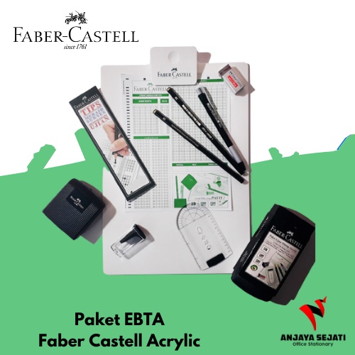 

Paket Ujian EBTA Faber Castell Acrylic | Paket Alat Tulis | Satuan