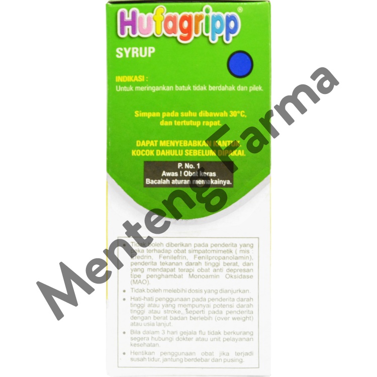 Hufagrip Hijau Obat Batuk Pilek Anak 60 mL