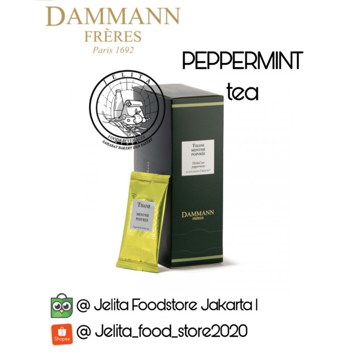 

ORIGINAL MURAH Damman Herbal infusion tea MENTHE POIVREE, Box of 24pcs (DAM5681)