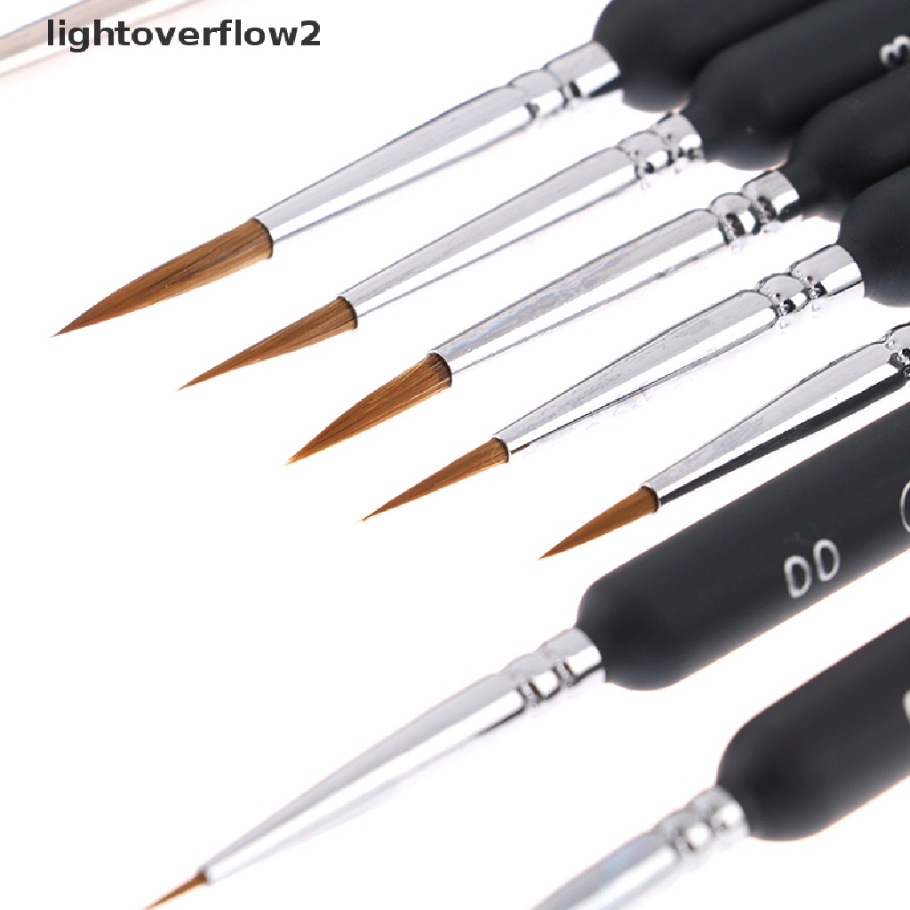 (lightoverflow2) 9pcs / set Kuas Lukis Cat Air / Minyak / Akrilik  (ID) Buku Novel Dewasa Dalam Bahasa Mandarin