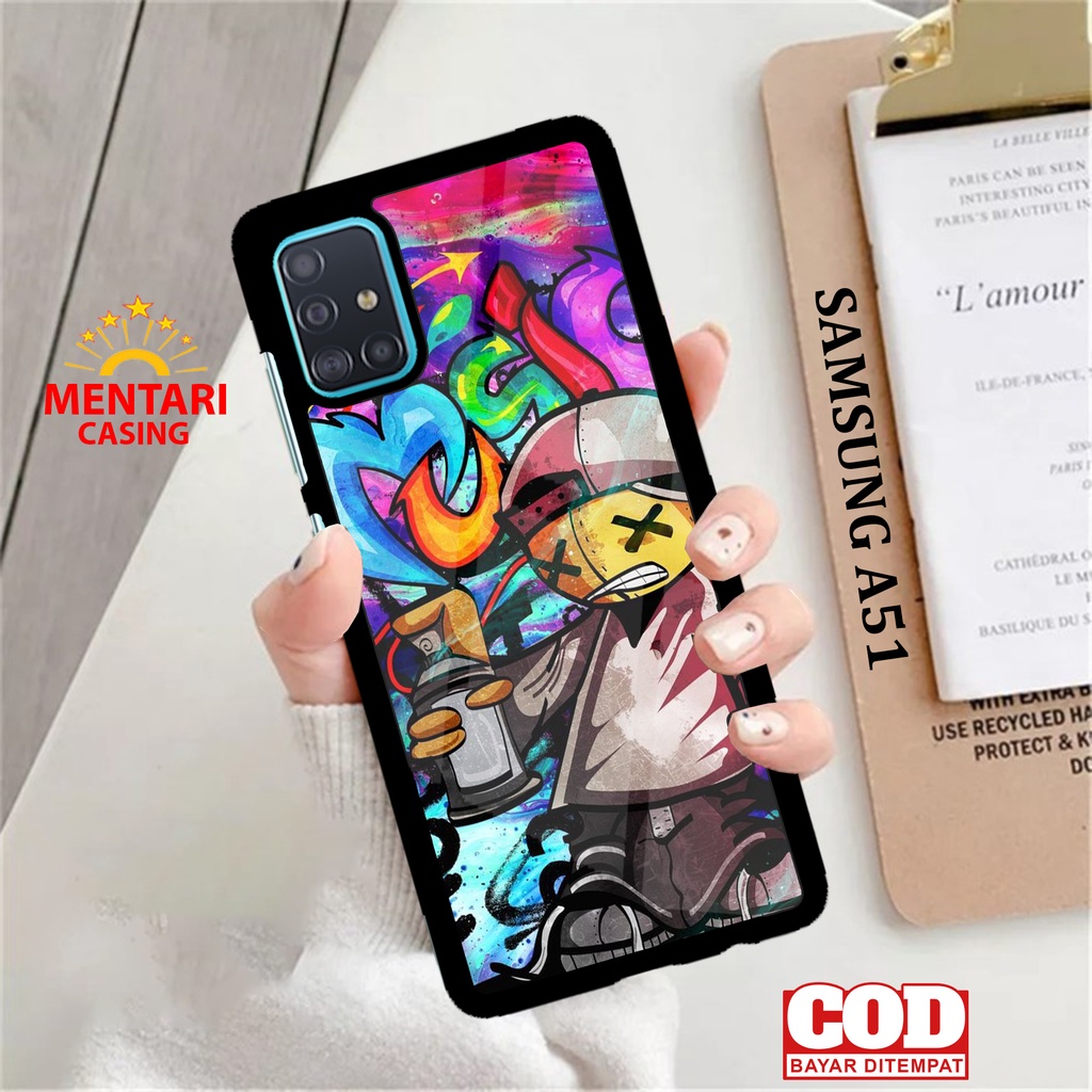 Case SAMSUNG A51 CASING SAMSUNG A51 [ GRAF AESTHETIC ] Mentari casing case hp kondom hp case custom 