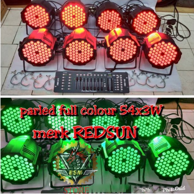 PARLED REDSUN RGBW 54x3WATT MURNI